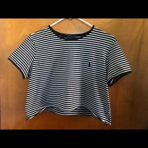 RALPH LOREN SPORT CROPPED TEE